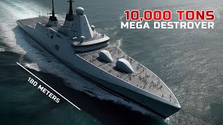 UK Builds 10000 Ton Destroyer Making It The Most Feared Warship On Earth  Navys Type 83 [upl. by Ruscher]