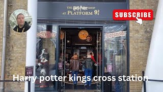 kings cross harry potter shop platform 9 34 2024 [upl. by Natsirc]