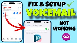 Fix iPhone Voicemail Not Working  How To Setup Voicemail On iPhone In India  Voicemail Greeting [upl. by Ynohtnakram929]