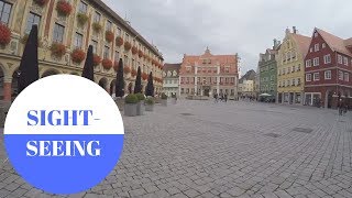 Sightseeing in Memmingen in GERMANY [upl. by Enoved]