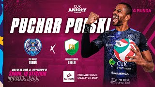 🔴 CUK Anioły Toruń  Bogdanka Arka Chełm  Puchar Polski 20232024 siatkówka volleyball live [upl. by Alletsyrc]