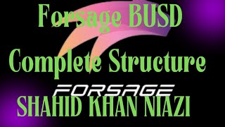 Forsage BUSD Complete Working StructureShahid Khan Niazi [upl. by Giverin]