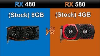 RX 480 8GB vs RX 580 4GB Benchmark [upl. by Esinev90]