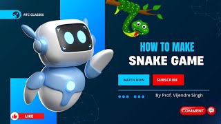 How to Make Snake Game In AI  2024  RTC [upl. by Noitsirhc]