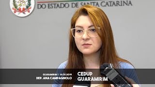 CEDUP Guaramirim  Dep Ana Campagnolo [upl. by Ja]