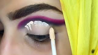 create this viral Bridal Eye Makeup tutorial in Easy steps  Eye Makeup  makeup  B4beautition [upl. by Teillo]