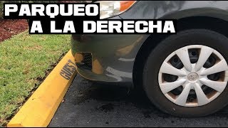 CLASES DE MANEJOCOMO PARQUEAR A LA DERECHA como estacionar un auto correctamente [upl. by Nanreit474]