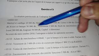 Exercice Comptabilité générale  Journal  Compte Shématique  Balance [upl. by Halliday816]