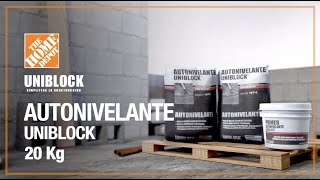 Cómo aplicar Autonivelante Uniblock  Materiales de construcción  The Home Depot Mx [upl. by Neyuq]