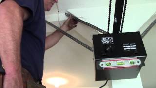 Garage Door Opener Install on a 1pc doorStart to Finish [upl. by Melisent646]