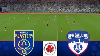 Kerala Blasters FC vs Bengaluru FC  ISL 202425  Watch Along amp eFootball Match [upl. by Neelac]