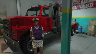 GTAV 2142 Salvage Yard Tow Truck Services Dinka Blista Snow [upl. by Cosme]