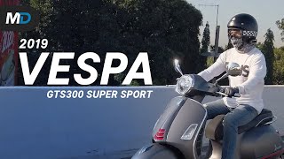 2019 Vespa GTS 300 Super Sport Review  Beyond the Ride [upl. by Giddings109]