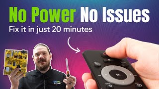 No Power  Dead Set DIY TV Repair Quick Troubleshooting [upl. by Asiret]