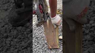 making wedges for supportcarpenter hardwork [upl. by Letreece664]