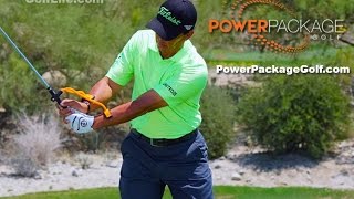 Power Package The Most Effective Training Aid In Golf [upl. by Aradnahc481]