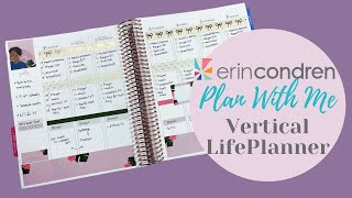 NEW Erin Condren Plan With Me  2022 Vertical LifePlanner [upl. by Oruntha]