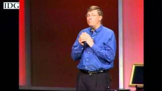 CES 2012 Microsoft recaps 15 years in two minutes autotunes Bill Gates [upl. by Lawford247]