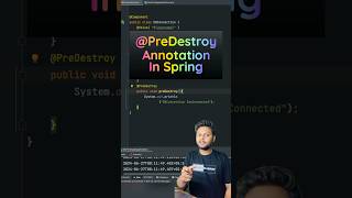 PreDestroy Annotation In Spring Boot javaframework [upl. by Treb]