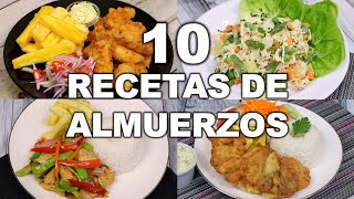 10 ALMUERZOS FÁCILES Y DELICIOSOS  Recetas peruanas  Sabroso [upl. by Foy]