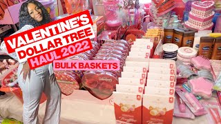 Dollar Tree Valentines Haul for Baskets  Valentines Gift IDEAS 2022 [upl. by Amikehs372]