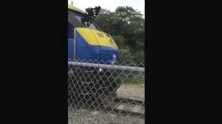 LIRR at Speonk and Amagansett July 27 2014 [upl. by Alleuol]