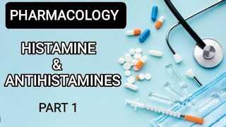 PHARMACOLOGY  histamine and antihistamines pharmacology histamine [upl. by Clarhe]