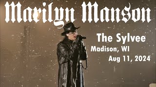 Marilyn Manson  Live at The Slyvee Madison WI Aug 11 2024 [upl. by Ettenyl899]