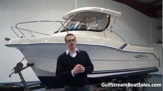 Quicksilver 630 SD Diesel For Sale  Water Test and Walk Through by GulfStream Boat Sales [upl. by Allehs]