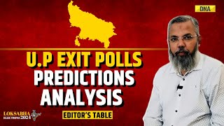 Lok Sabha Elections 2024 Exit Polls Analysis Of Uttar Pradesh Exit Poll Results I NDA Vs INDIA Bloc [upl. by Arihsat26]