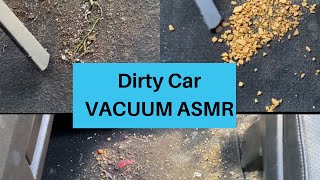 DIRTY Car VACUUM ASMR —White Noise  No Talking  No Music [upl. by Mulderig]