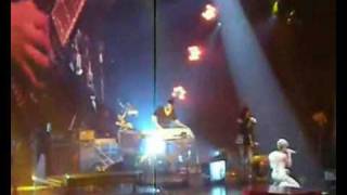 Rihanna falling on stage while singing Let Me April 21th 2010 [upl. by Llyrehc]