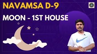 Moon in 1st House in D9 Navamsa Chart  Vedic Astrology [upl. by Haimehen]