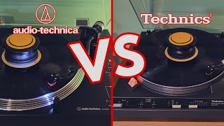 AT LP120X vs Technics SL3310 [upl. by Llerroj819]