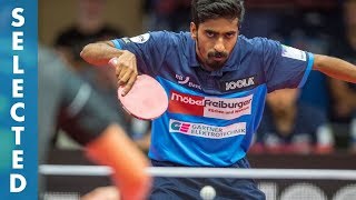 Sathiyan Gnanasekaran vs Martin Allegro TTBL Selected [upl. by Nosille]