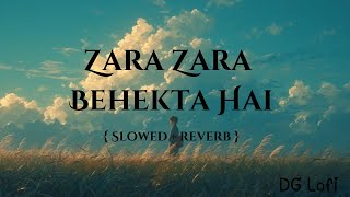 Zara Zara Bahekta Hai  Slowed  Reverb  Male Version Lyrics  Hindi Cover 2020  DGLofiMusic [upl. by Sad]