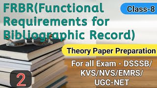 FRBRFunctional Requirements for Bibliographic Record  NVSKVSEMRSUGCNET Other Competitive exam [upl. by Lehcim]