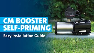 Grundfos CM Booster Self Priming  Easy Installation Guide [upl. by Larkins]