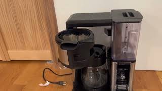 Ninja Specialty Coffee Maker Hot amp Iced Coffee Fold Away Frother Permanent Filter Review [upl. by Wilona]