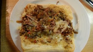 Chicago Italian Beef Sandwiches Made on a grill [upl. by Annamaria]