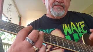 BABYLON SYSTEM  Bib Marley lefthand guitar lesson  chords Aaron Paterson [upl. by Odin]