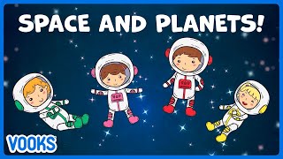 Read Aloud Kids Book Lets Explore Space  Vooks Narrated Storybooks [upl. by Poppo]