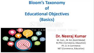 Blooms Taxonomy Basics [upl. by Romy]