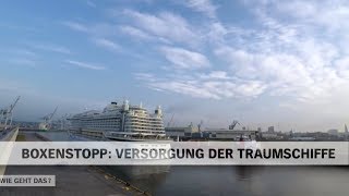 Versorgung und Abfertigung der TraumschiffeKreuzfahrtschiffe im Hafen Hamburg  NDR Doku [upl. by Partan]