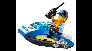 LEGO City Police Water Scooter 30567  Polizei Jetski Polizeiboot Policyjny skuter wodny [upl. by Eugine662]