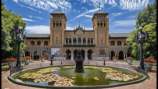 🇪🇸 Andalusien  Park María Luisa y Plaza de EspañaПарк Марии Луизы и площадь Испании españa [upl. by Fernyak]