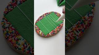 Football stadium cookie🏈 recipes and supplies linked in my bio cookiedecorating asmr satisfying [upl. by Sanfo]