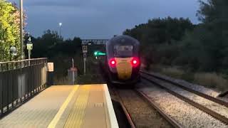 Imerys freight and two GWR IETs at Worle [upl. by Atsillak]