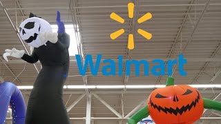 Halloween Inflatables fully displayed at Walmart 2023 Halloween [upl. by Timms]