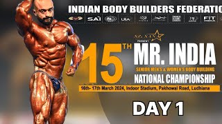 MrIndia 2024 Bodybuilding Competition Live Ludhiana  Bodybuilding Championship  IBBF [upl. by Harhay]